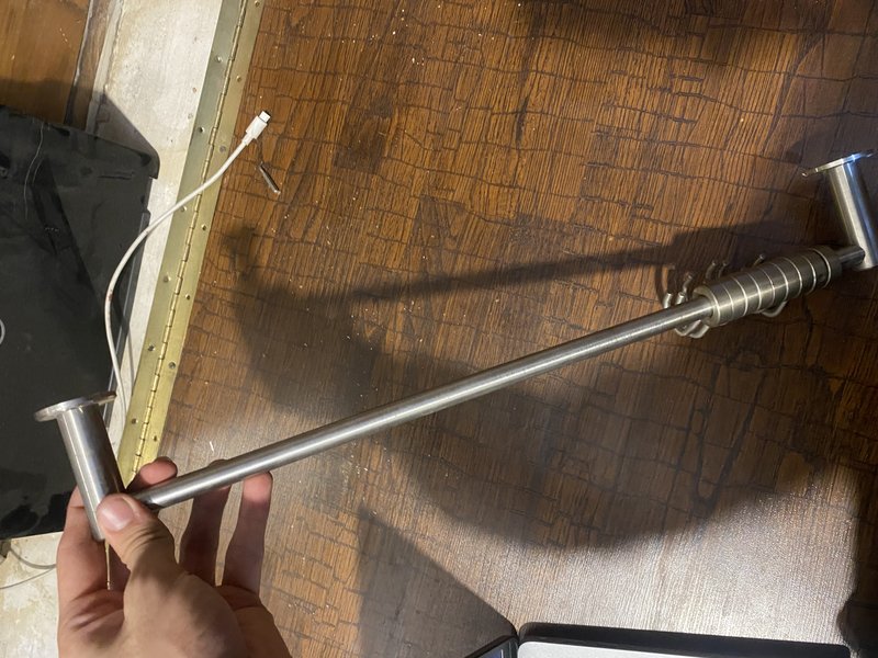 Wall-Mounted Stainless Steel Hook Rack